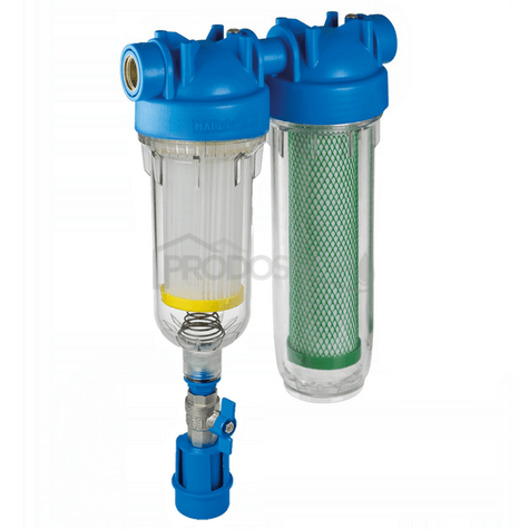 Hydra 7" Rainmaster RSH DUO pripojenie 1" + CB/AF 10mcr s aktívnym uhlím