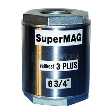 Dedurizator magnetic de apa SuperMAG 3 PLUS racord G3/4"