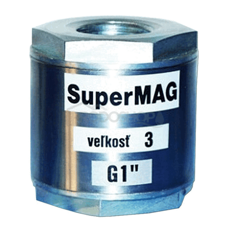 Dedurizator magnetic de apa SuperMAG 3 racord G1"