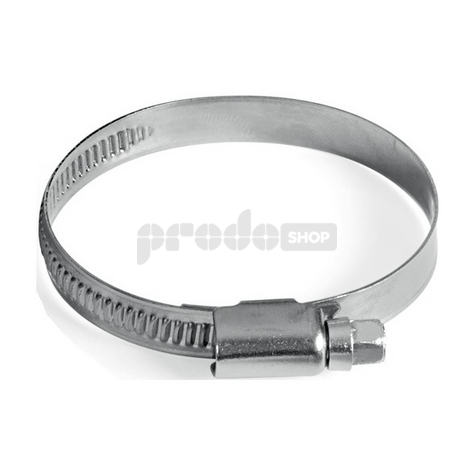 Hadicová spona 70 – 90 mm, W4 nerez