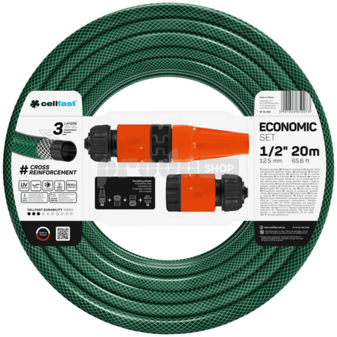 Kerti öntözőkészlet ECONOMIC 1/2″ 20m