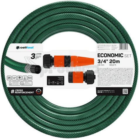 Kerti öntözőkészlet ECONOMIC 3/4″ 20m