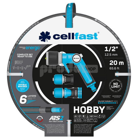 Kerti öntözőkészlet HOBBY 1/2″ 20m