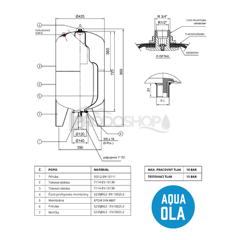 Schéma zapojenia: Technický list: