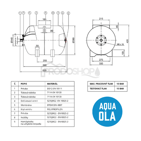 Schéma zapojenia: Technický list
