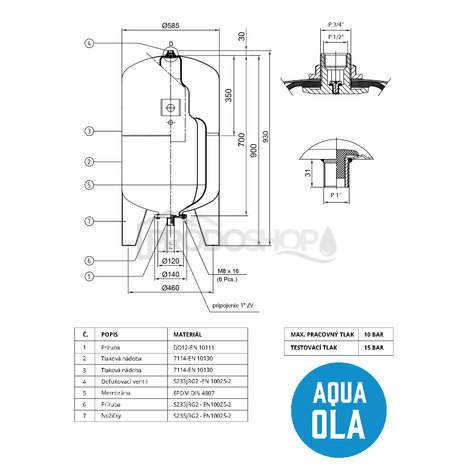 Schéma zapojenia: Technický list 