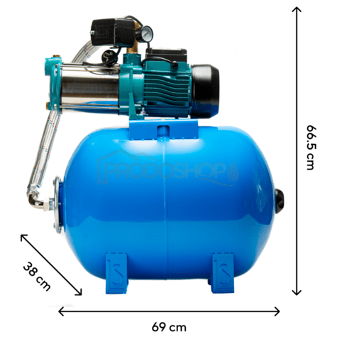 Házi vízmű MHI 1500 inox / 60L