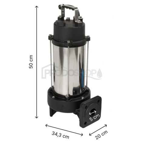 Szennyvízszivattyú IBO KRAKEN 1800 DF vágószerkezettel 400V