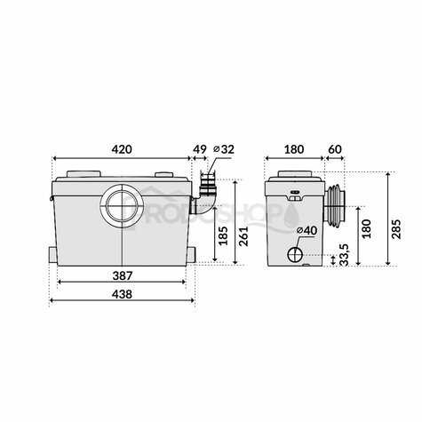 Prečerpávacia stanica SANIBO 5