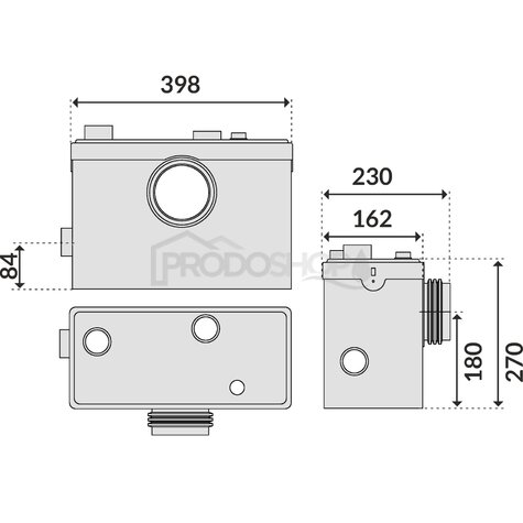 SANIBO 4 szivattyútelep