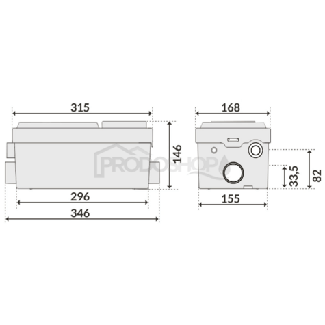 SANIBO Mini szivattyútelep