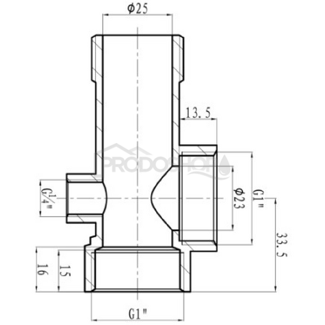 Spojovací armatura OT5 - mosaz