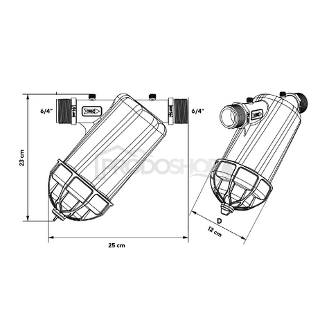 Homokfúvó szűrő 6/4" 120-130mcr - szíváshoz