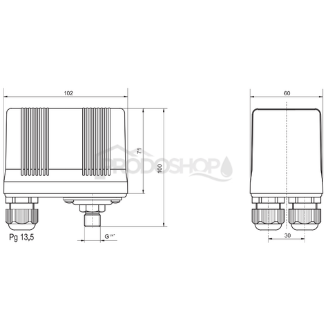 Tlakový spínač TSA 0,65-0,90 MPa