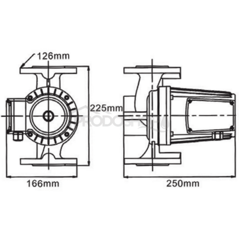 Karimás keringető szivattyú OHI 50-140/220