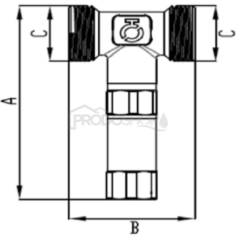 Nezamrzající ventil IW 1" pro tepelná čerpadla