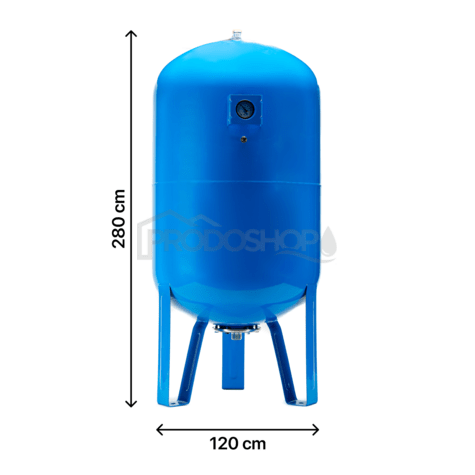 Hidrofor tartály AQUA OLA 3000l manométerrel függőleges - álló 