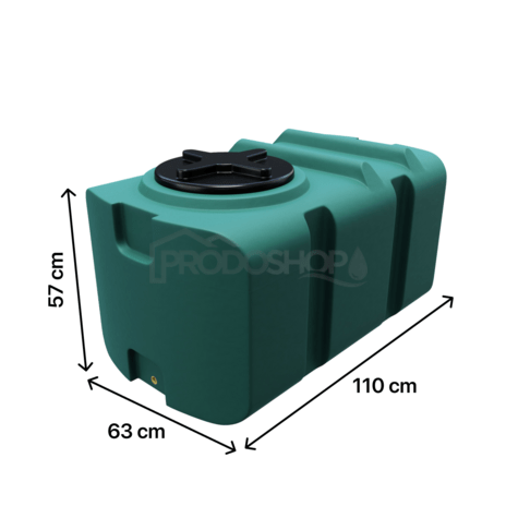 Nádrž na vodu SK 300L zelená 