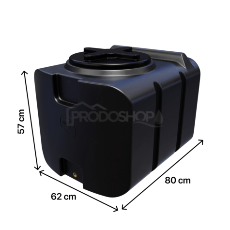 Nádrž na vodu SK 200L čierna