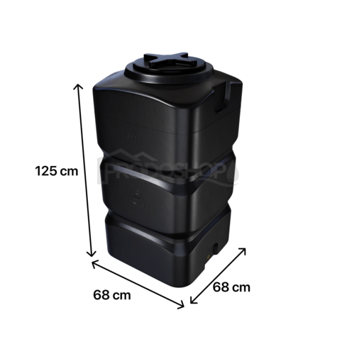 Nádrž na vodu BK 500L černá