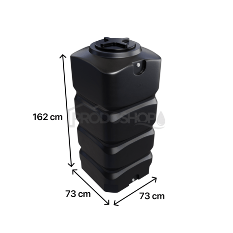 BK 750l fekete víztartály