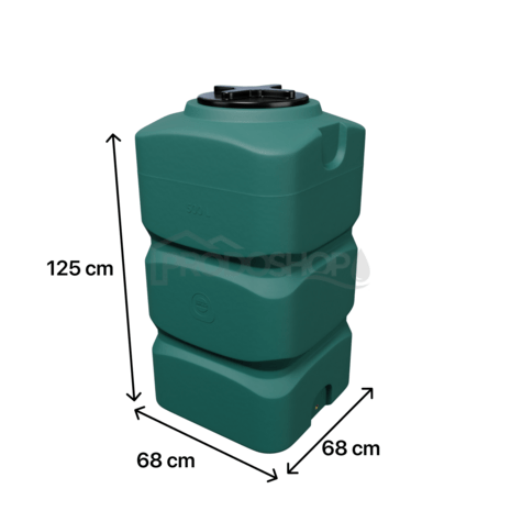 BK 500L zöld víztartály