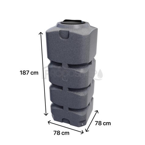 Nádrž na vodu BK 1000L mramorová