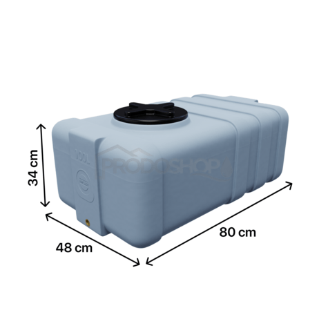 Víztartály SG 100l szürke