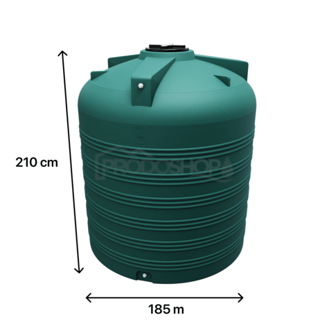 Sud na vodu V 5000L zelený