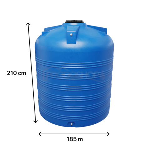 Vízhordó V 5000L kék