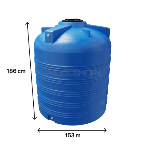 Vízhordó V 3000L kék