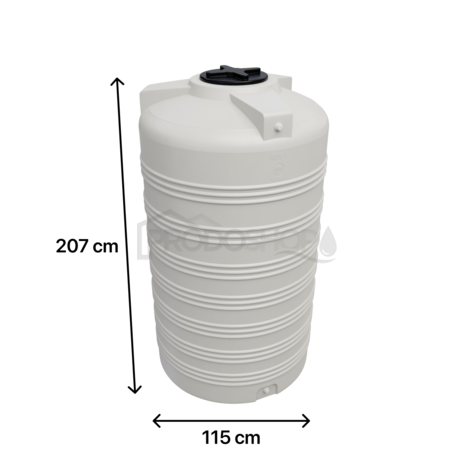 Vízhordó V 2000L fehér