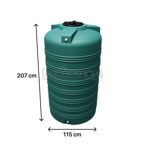 Vízhordó V 2000L zöld