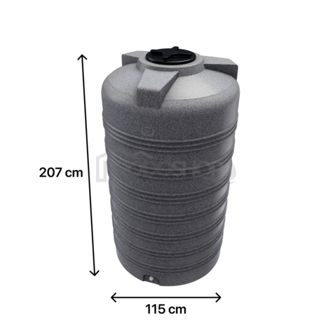 Sud na vodu V 2000L modrý