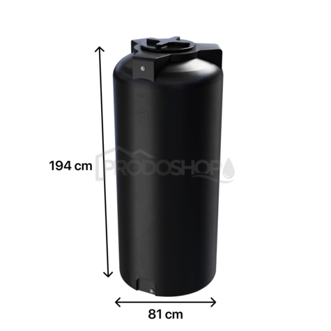 Sud na vodu V 1003L černý