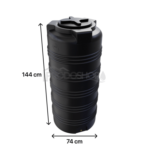 Vízhordó V 505L Fekete 