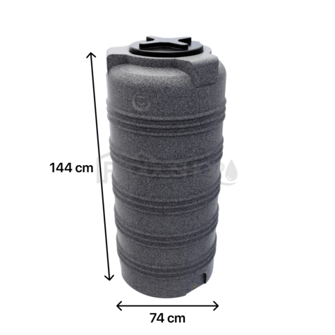 Sud na vodu V 505L mramorový