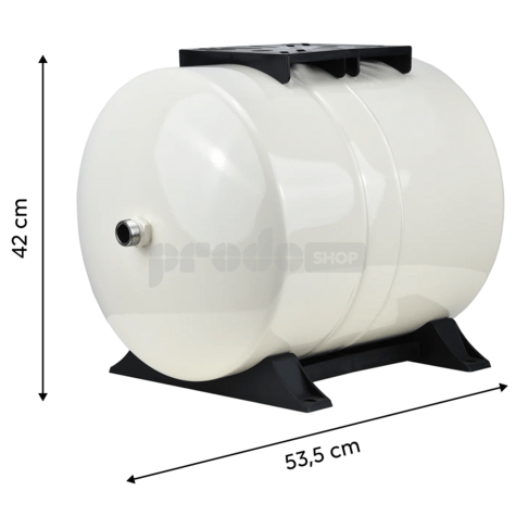 FIXline 60 L fekvő kivitelű nyomástartó edény, fix membránnal