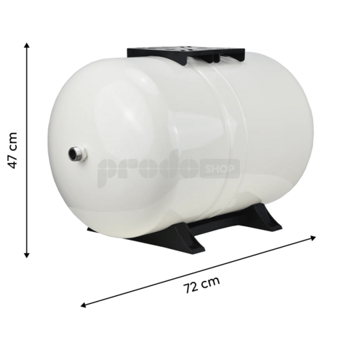 FIXline 100 L fekvő kivitelű nyomástartó edény, fix membránnal