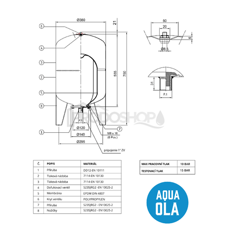 Schéma zapojení: Technický list: