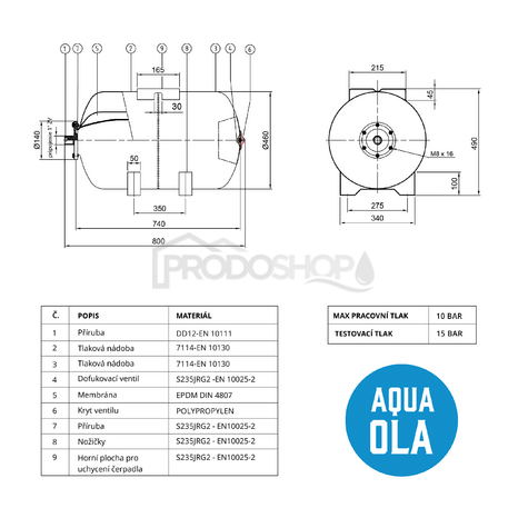 Schéma zapojení: Technický list