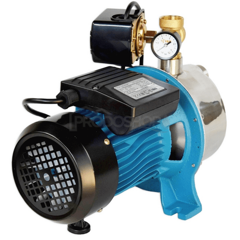 Bekötési rajz: Házi vízmű AJ 50/60 rozsdamentes acél AISI304 szivattyúval. Hidrofor tartály. 80L