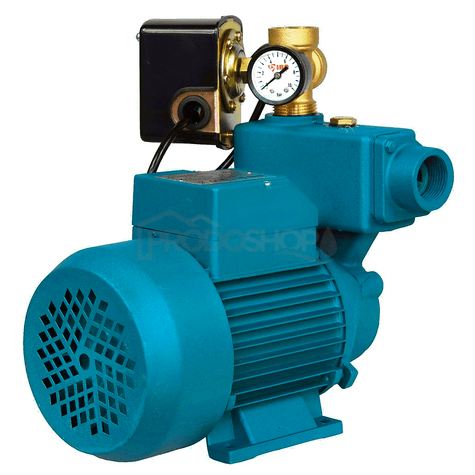 Schéma zapojení: Praktická vodárna s čerpadlem WZI 750. Hřídel a rotor čerpadla jsu z nerezové oceli AISI 304. Tlaková nádoba 60L.