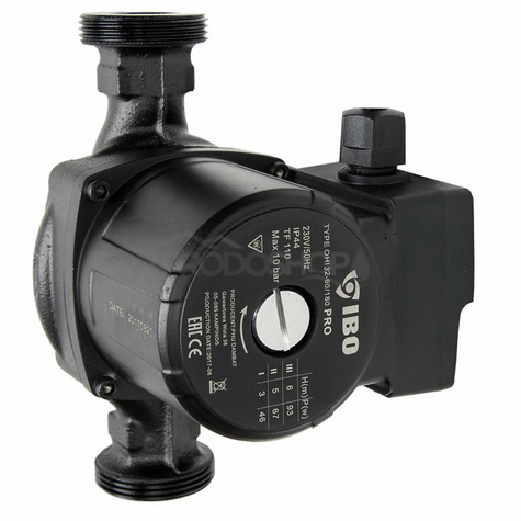 Bekötési rajz: Az OHI PRO 32-60/180 keringető szivattyú 3 teljesítményszinttel rendelkezik.