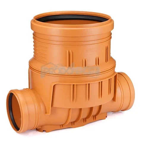 Bekötési rajz: A DN 315 ellenőrző aknának 2 DN 160 bemenete van. A felszálló csőhöz ø315 sima, 6000 mm hosszú csövet használnak.