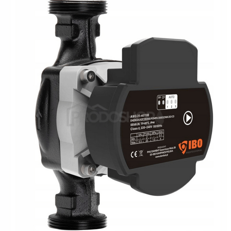 Bekötési rajz: Az AMG 25-40/180 elektronikus keringető szivattyú 8 üzemmóddal rendelkezik. A energiaosztály, EEI<=0,20. Támogatja a vezérlést PWM jelen keresztül.