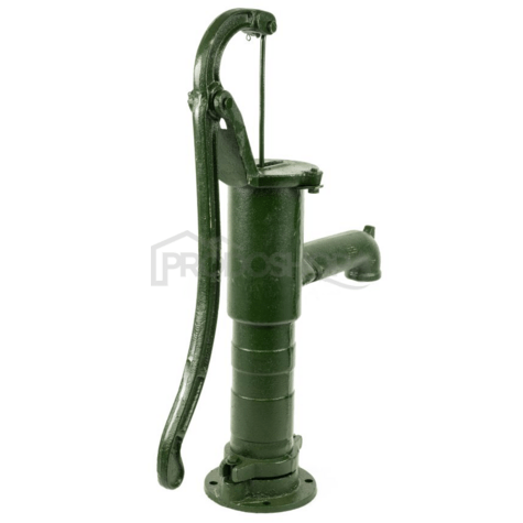 Bekötési rajz: Az NP 75 kézi szivattyú egy működő dugattyúval rendelkezik, közvetlenül a kimeneti állványban. Lehetővé teszi a víz szivattyúzását 7 m mélységig.