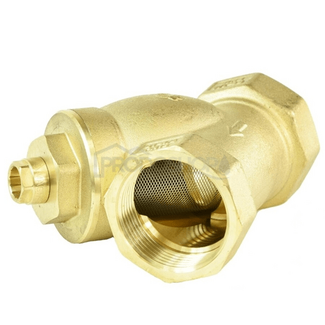 Bekötési rajz: Sárgaréz menetes szűrő YBF 5/4