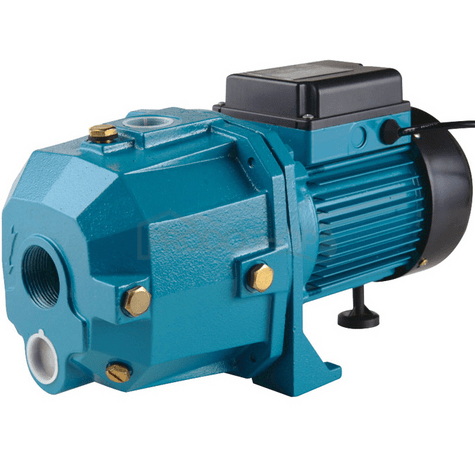 Schéma zapojení: Samonasávací čerpadlo DP 370 s Venturiho trubicí pro zvýšení sací výšky až na 23m. Hřídel a rotor čerpadla jsou z nerezové oceli AISI 304.