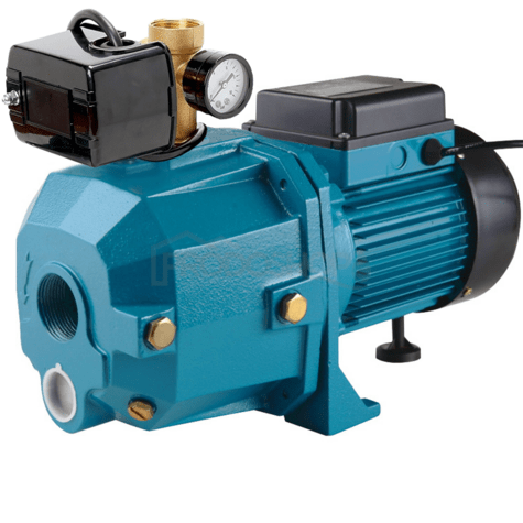 Schéma zapojenia: Samonasávacie čerpadlo DP 370 s Venturiho trubicou pre zvýšenie sacej výšky až na 23m. Hriadeľ a rotor čerpadla sú z nerezovej ocele AISI 304.